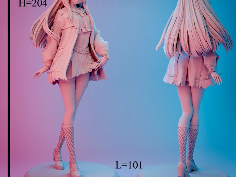 Chisa Wuthering Waves 3D Print Model