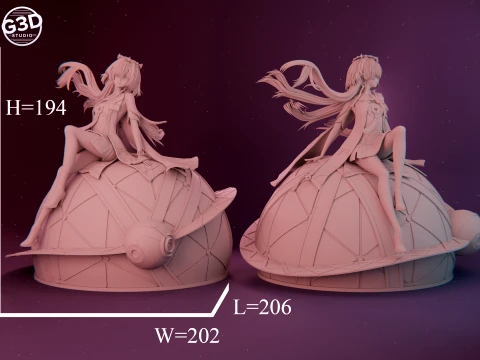 Mornye Wuthering Waves 3D Print Model