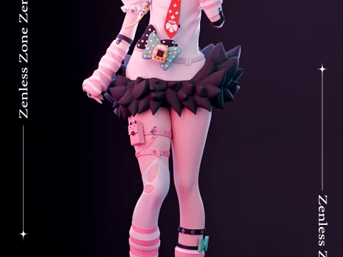 Sunna Zenless Zone Zero 3D Print Model