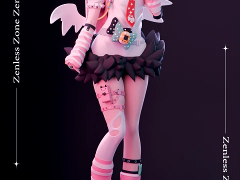 Sunna Zenless Zone Zero 3D Print Model