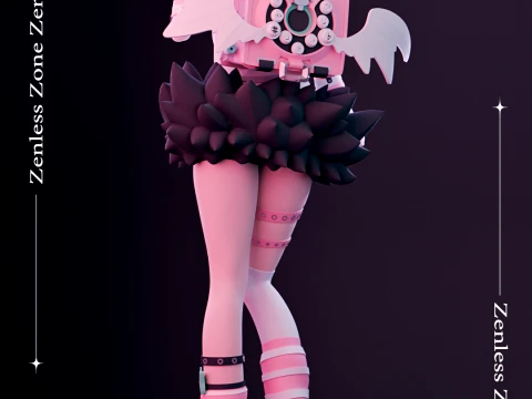 Sunna Zenless Zone Zero 3D Print Model