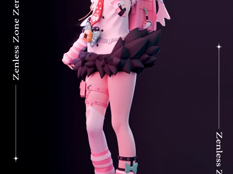 Sunna Zenless Zone Zero 3D Print Model