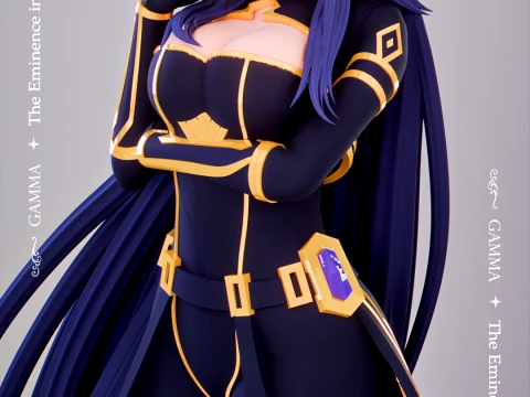 Gamma 影の傑物 3Dプリントモデル
