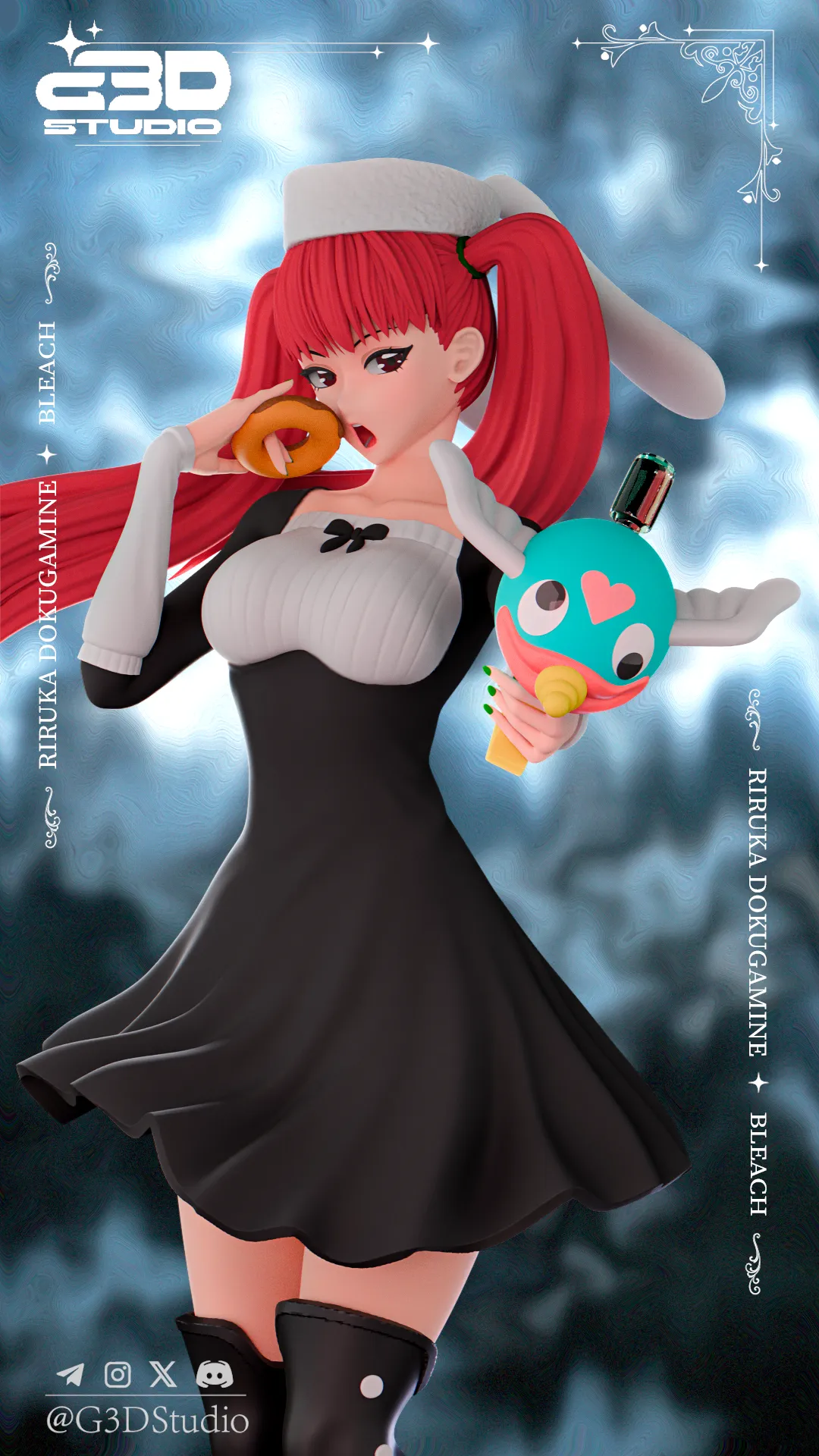 Riruka Dokugamine Bleach 3D Print Model .c4d .max .obj .3ds .fbx .stl .blend 