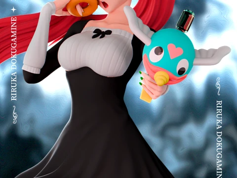 Riruka Dokugamine Bleach 3D Print Model