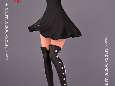 Riruka Dokugamine Bleach 3D Print Model