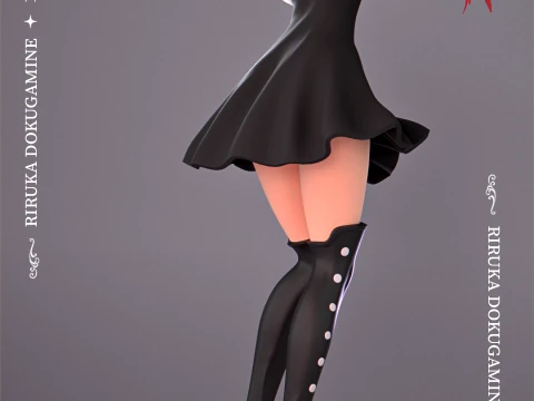 Riruka Dokugamine Bleach 3D Print Model