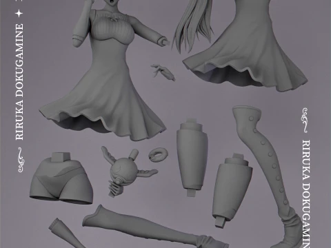 Riruka Dokugamine Bleach 3D Print Model