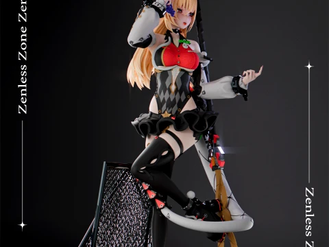 Cissia Zenless Zone Zero 3D Print Model