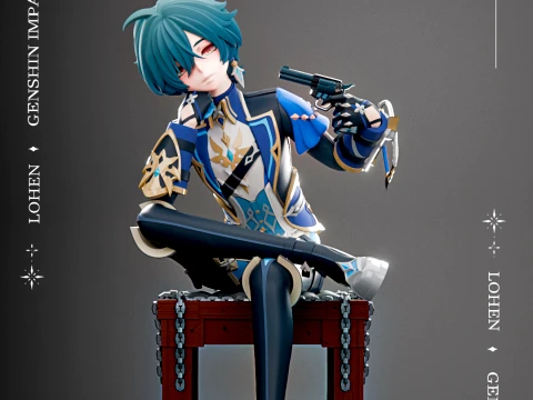 Lohen Genshin Impact 3D Print Model