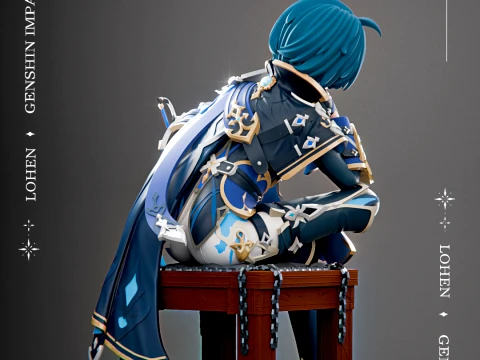 Lohen Genshin Impact 3D Print Model