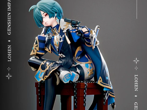 Lohen Genshin Impact 3D Print Model