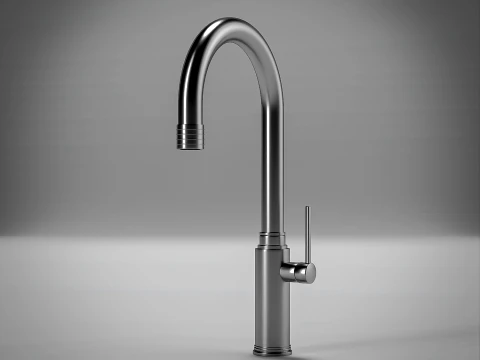 Arlux Modern Kitchen Faucet 02 3D Model