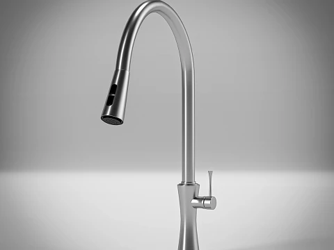 Arlux Moderner K&uuml;chenarmatur 03 3D Modell