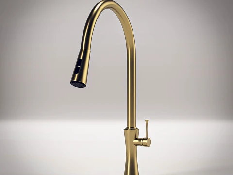 Arlux Modern Kitchen Faucet 03 3D Model
