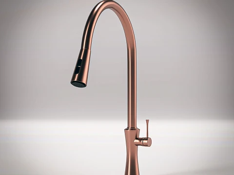 Arlux Modern Kitchen Faucet 03 3D Model