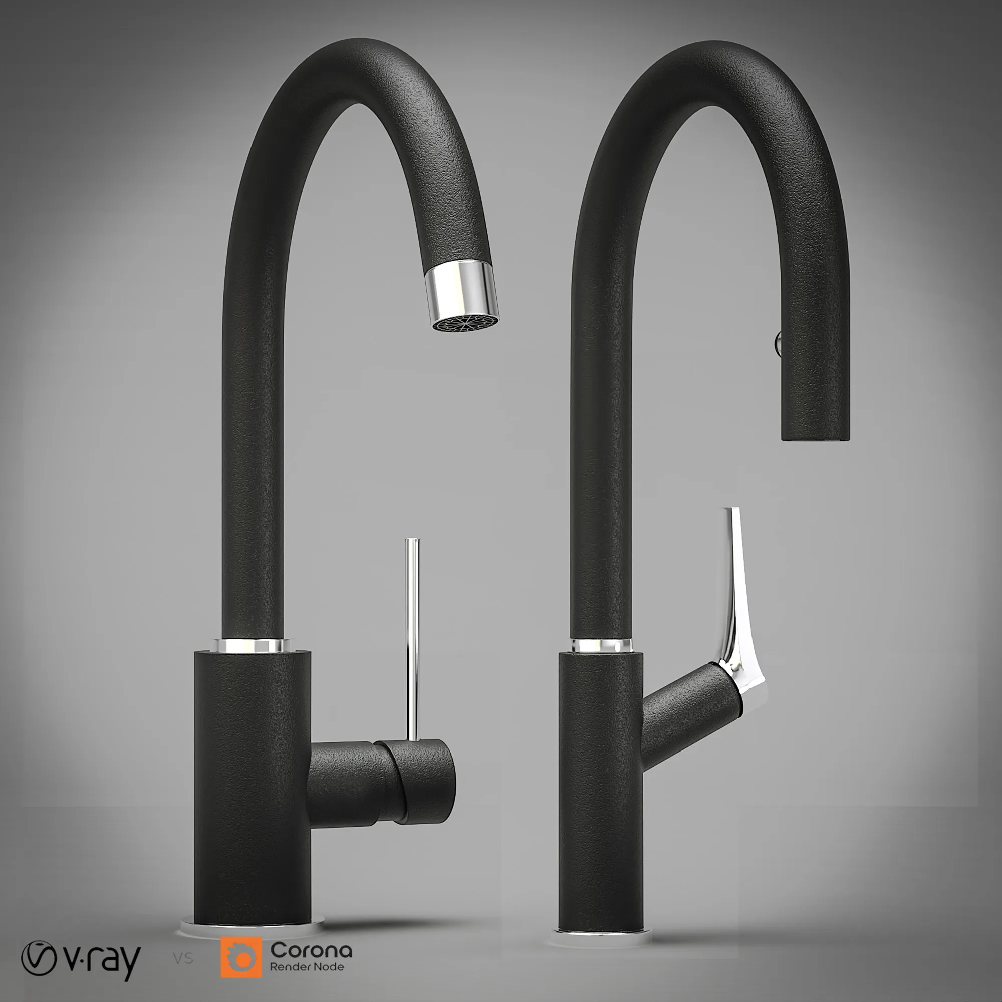 ARLUX AssetsKitchen Faucet 05 3D Model .c4d .max .obj .3ds .fbx .stl .blend 