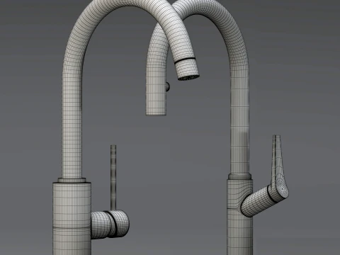 ARLUX AssetsKitchen Faucet 05 3D Model