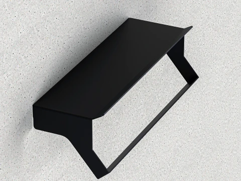 ARLUX 수건 홀더 04 3ds Max 2021 OBJ FBX V-Ray 코로나 3D 모델