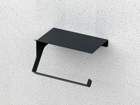Porte-papier toilette ARLUX 01 avec étagère pour smartphone Modèle 3D