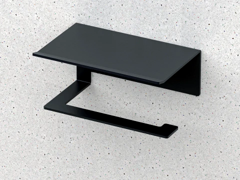 ARLUX Toilettenpapierhalter 03 mit Smartphone-Ablage 3D Modell