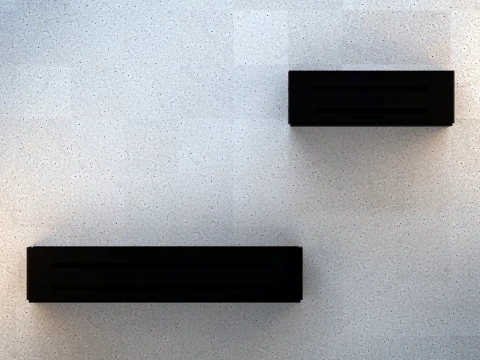 ARLUX Bathroom Shelf 01 2 Sizes Modern Bathroom Shelf 3D Model