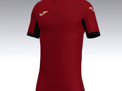 Voetbalshirt Polo Sport-T-shirt 3D Model
