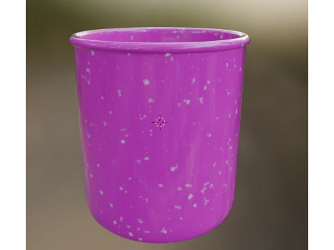 Pink mug 3D Model