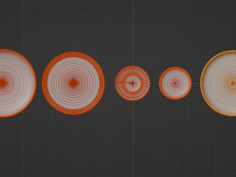 Artisan Ceramic Tableware Collection 3D Model
