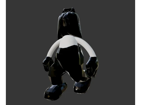 Trash-man 3D Model