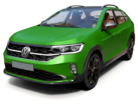Volkswagen Taigo Crossover SUV - High-Poly 3D Model