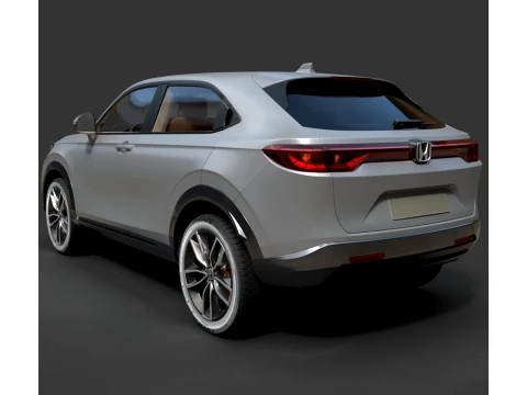 Honda HR-V Crossover SUV - High-Poly 3D Model