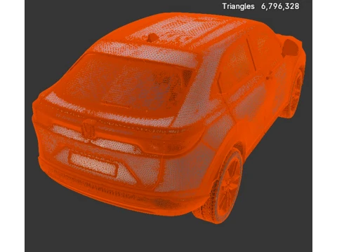 Honda HR-V Crossover SUV - High-Poly 3D Model