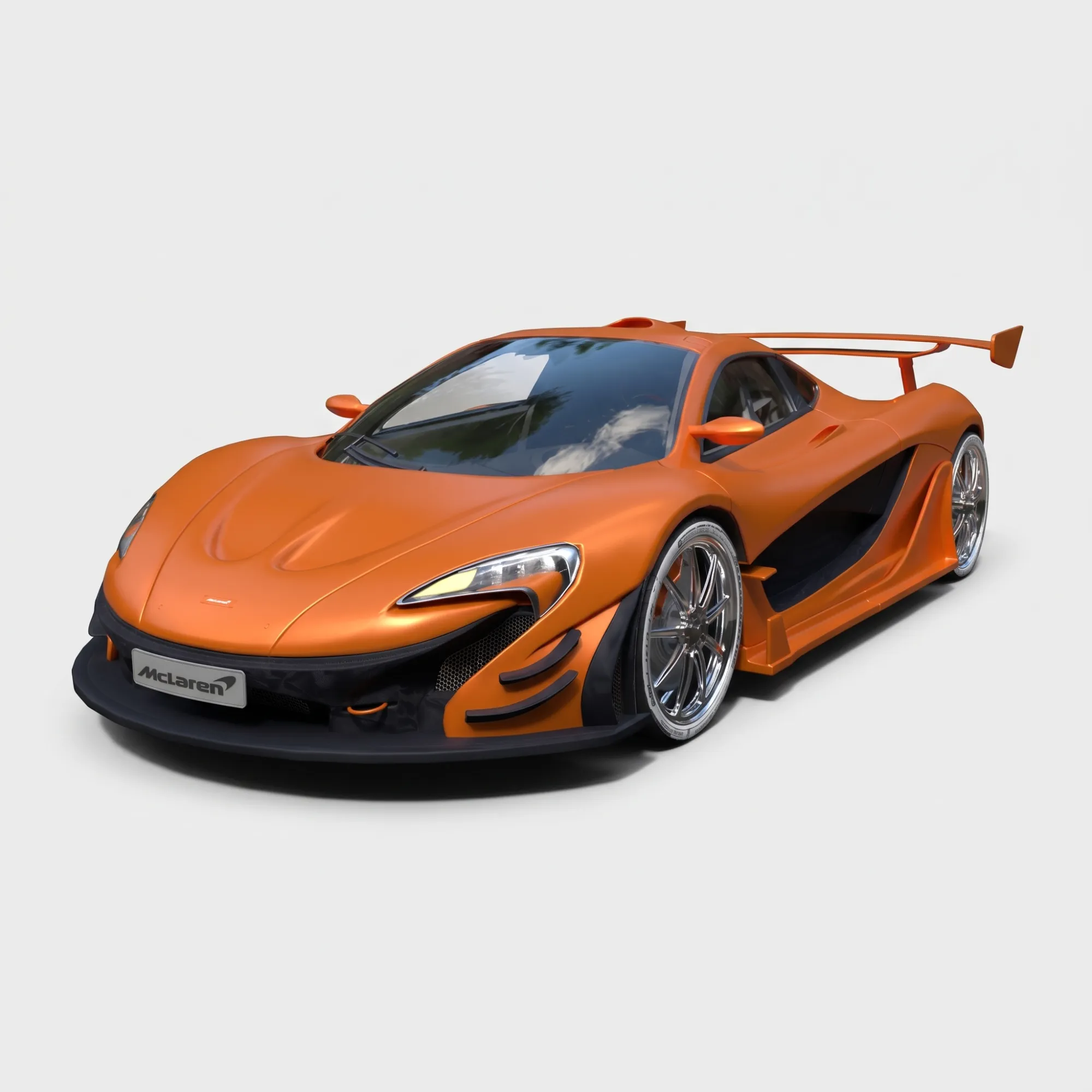 McLaren P1 - Detailed Production-Ready 3D Asset 3D Model .c4d .max .obj .3ds .fbx .stl .blend 