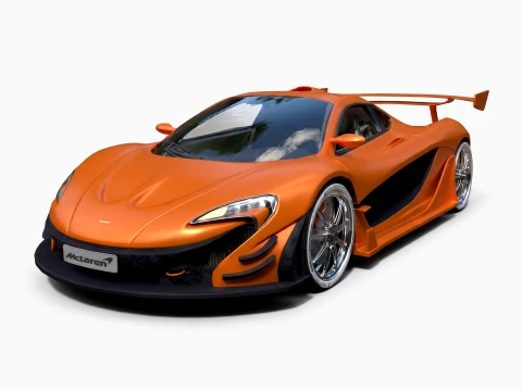 McLaren P1 - Detailed Production-Ready 3D Asset 3D Model