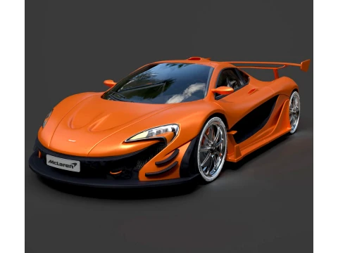 McLaren P1 - Detailed Production-Ready 3D Asset 3D Model