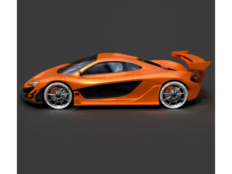 McLaren P1 - Detailed Production-Ready 3D Asset 3D Model