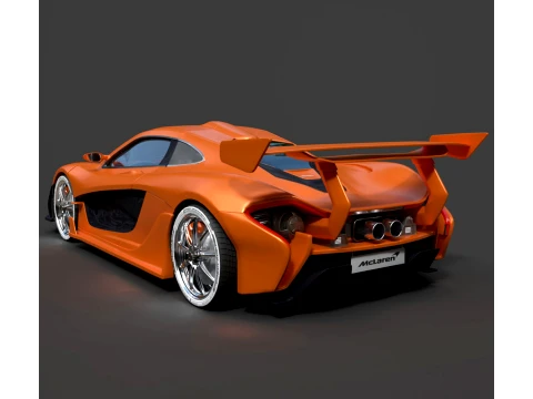 McLaren P1 - Detailed Production-Ready 3D Asset 3D Model