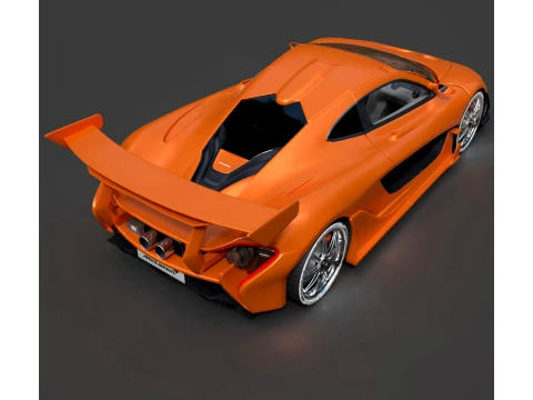 McLaren P1 - Detailed Production-Ready 3D Asset 3D Model