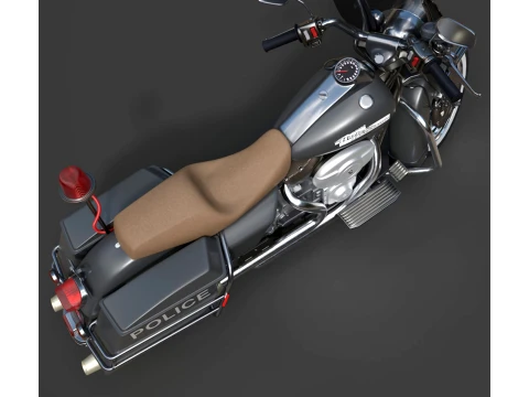 Harley-Davidson Police - Detailed Production-Ready 3D Asset 3D Model