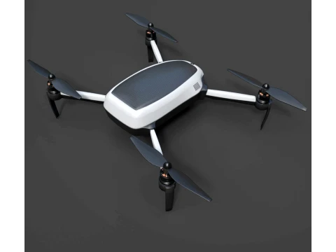 Animated Drone with Camera - High-Poly 3D Model