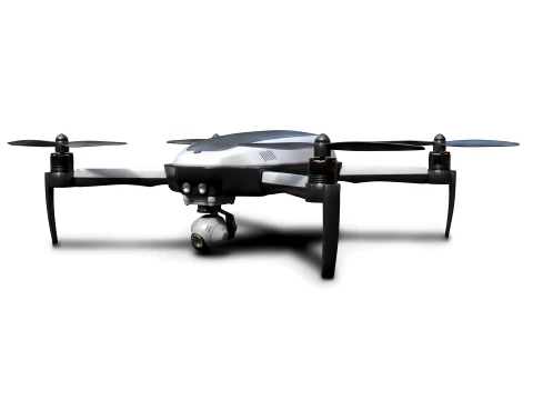 Animated Drone with Camera - High-Poly 3D Model