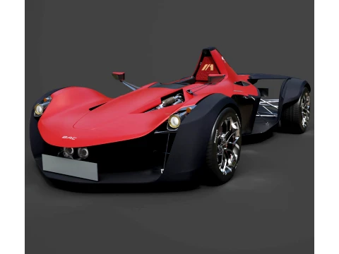BAC Mono - High-Poly 3D Modell