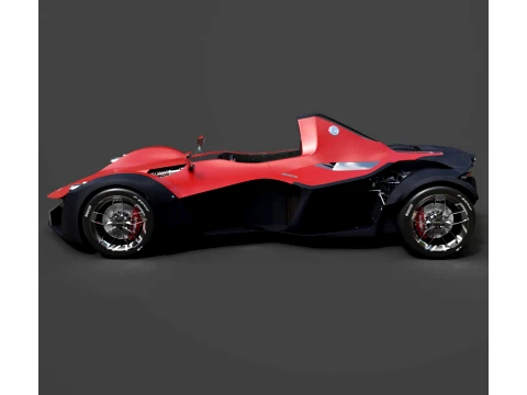 BAC Mono - High-Poly 3D Model
