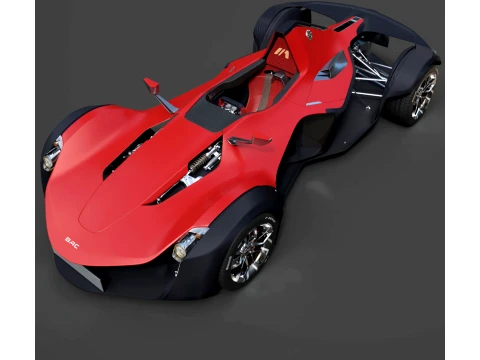 BAC Mono - High-Poly 3D Model