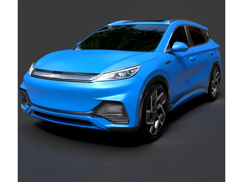 BYD Atto 3 Electric SUV - High-Poly 3D Model