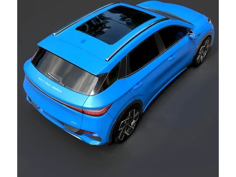 BYD Atto 3 Electric SUV - High-Poly 3D Model