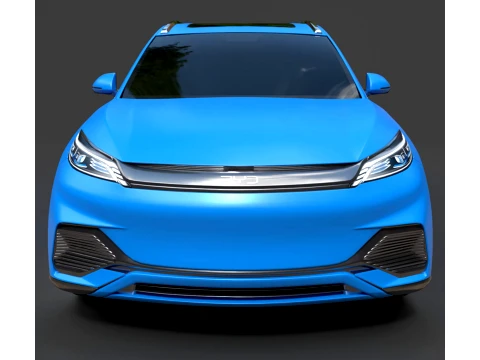 BYD Atto 3 Electric SUV - High-Poly 3D Model