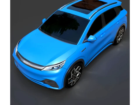 BYD Atto 3 Electric SUV - High-Poly 3D Model