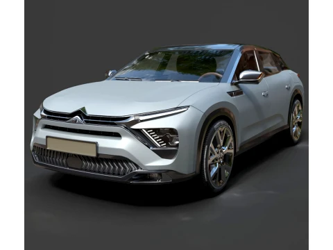 Citroen C5 X - High-Poly 3D Model